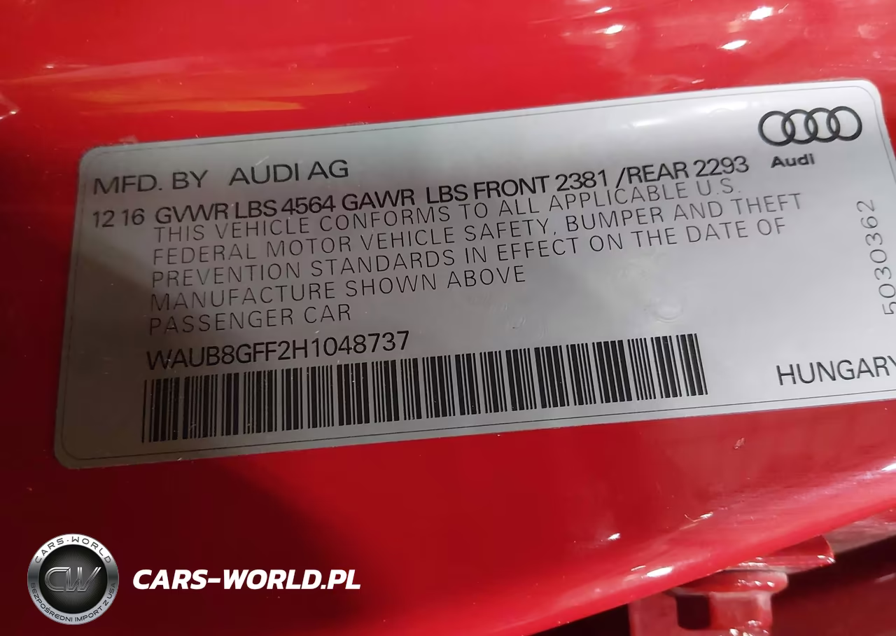 2017 Audi A3 2.0T Premium VIN:WAUB8GFF2H1048737 - 9