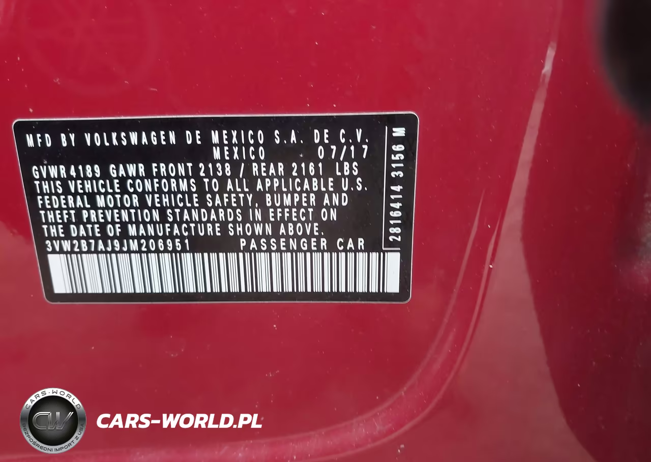 2018 Volkswagen Jetta 1.4T S VIN:3VW2B7AJ9JM206951 - 9