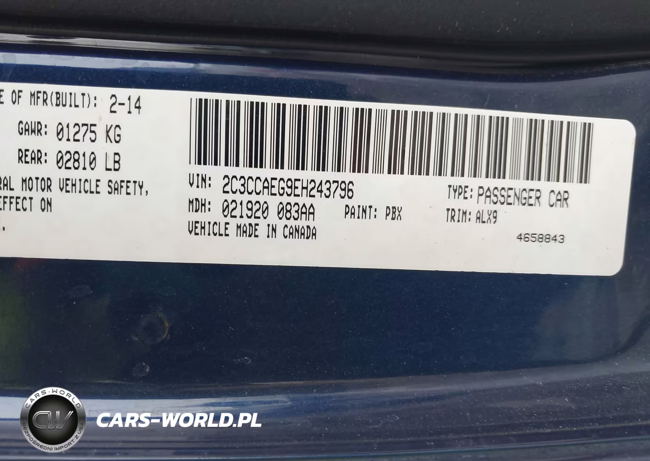 2014 Chrysler 300C VIN:2C3CCAEG9EH243796 - 9