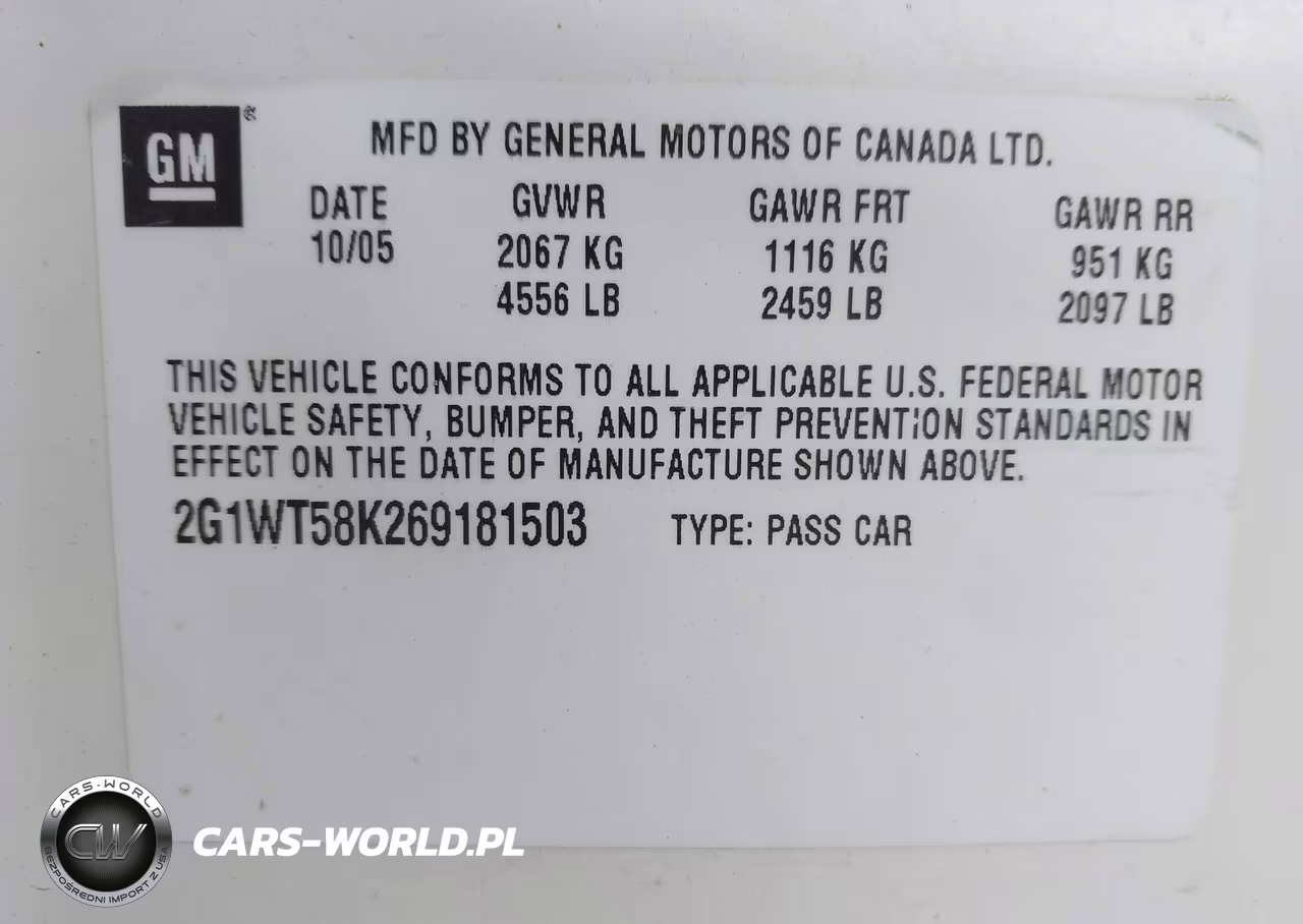 2006 Chevrolet Impala Lt VIN:2G1WT58K269181503 - 9