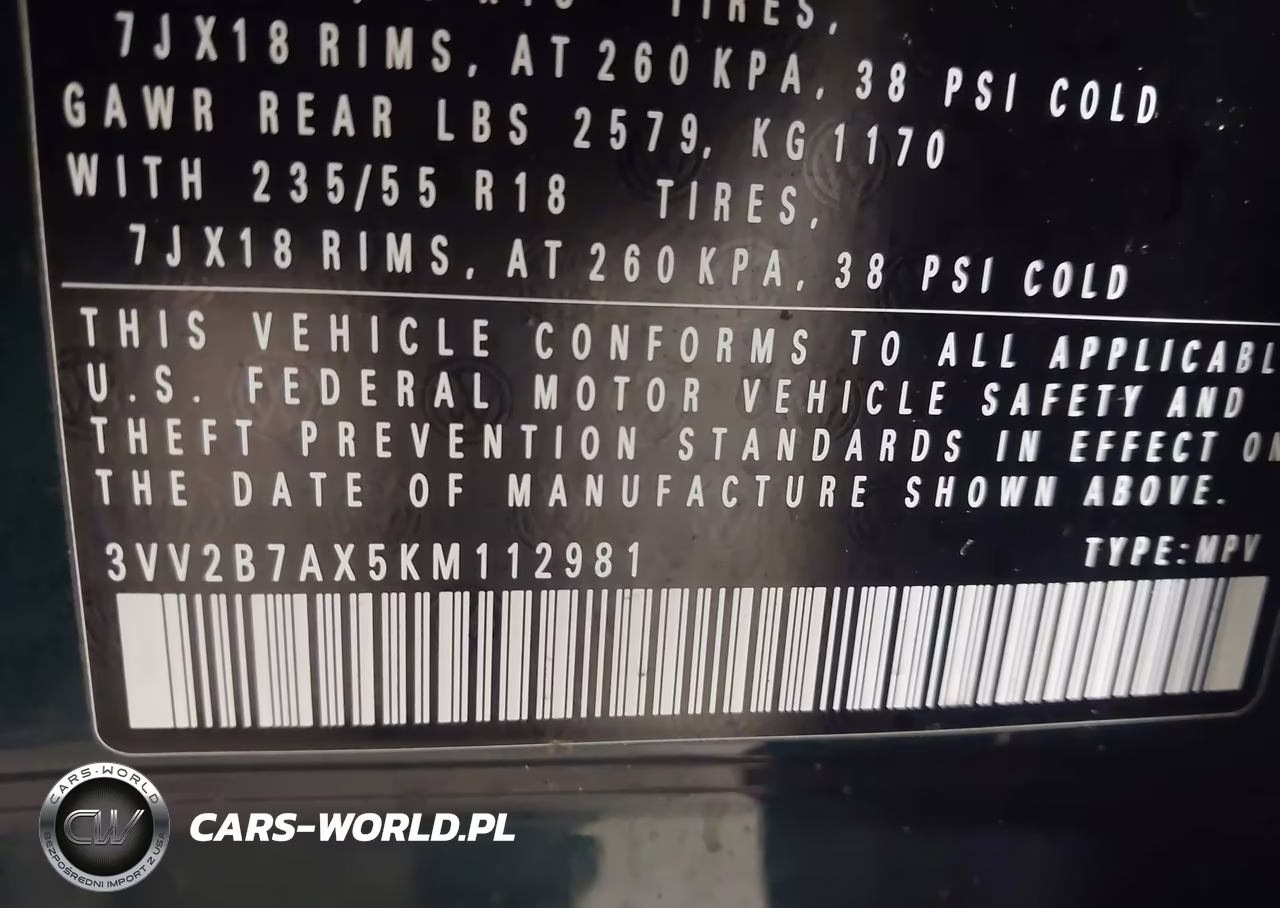 2019 Volkswagen Tiguan 2.0T Se-2.0T Sel-2.0T Sel R-Line-2.0T Sel R-Line Black VIN:3VV2B7AX5KM112981 - 9