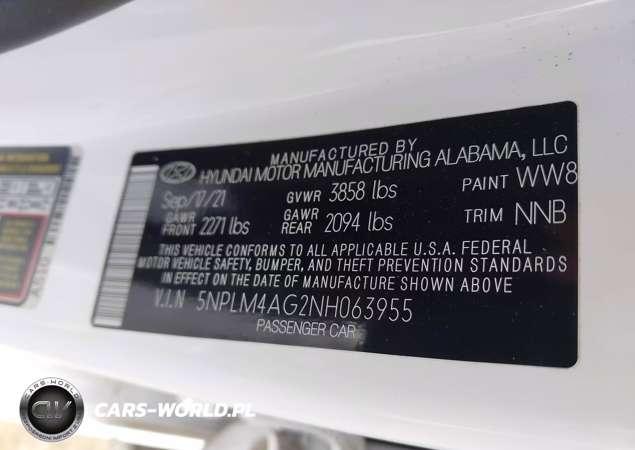 2022 Hyundai Elantra Sel VIN:5NPLM4AG2NH063955 - 9
