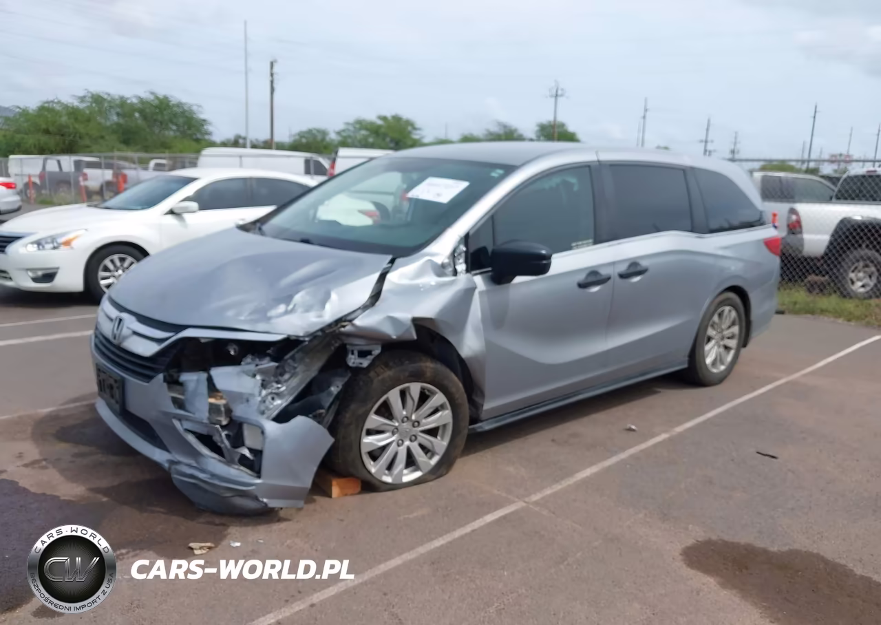 2019 Honda Odyssey Lx VIN:5FNRL6H26KB128335 - 2