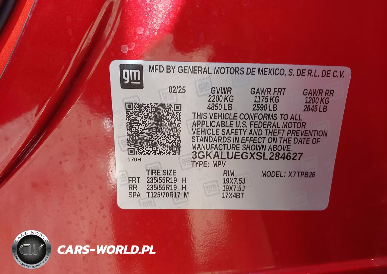 2025 GMC Terrain Awd Elevation VIN:3GKALUEGXSL284627 - 9