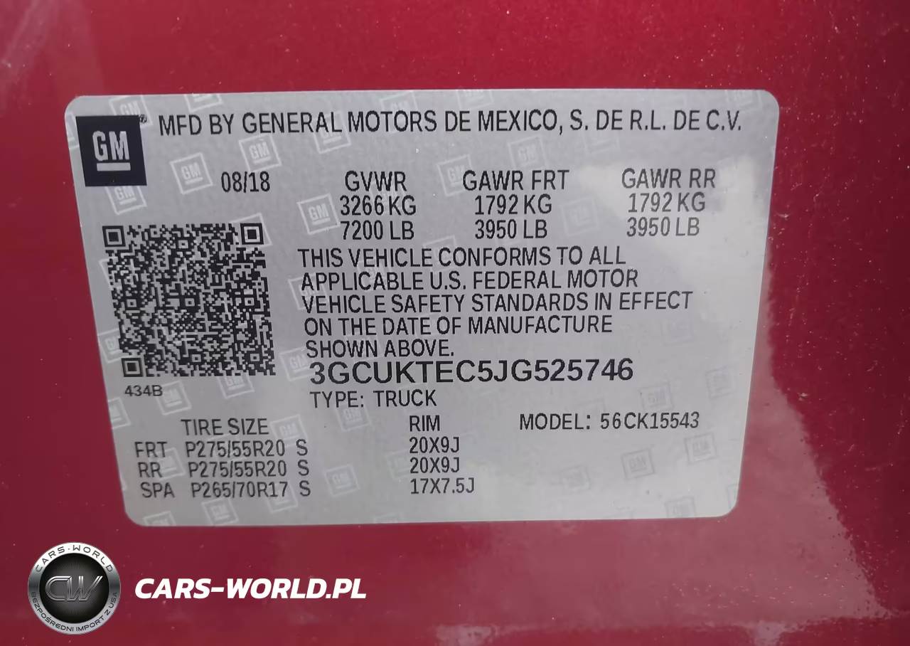 2018 Chevrolet Silverado 1500 High Country VIN:3GCUKTEC5JG525746 - 9