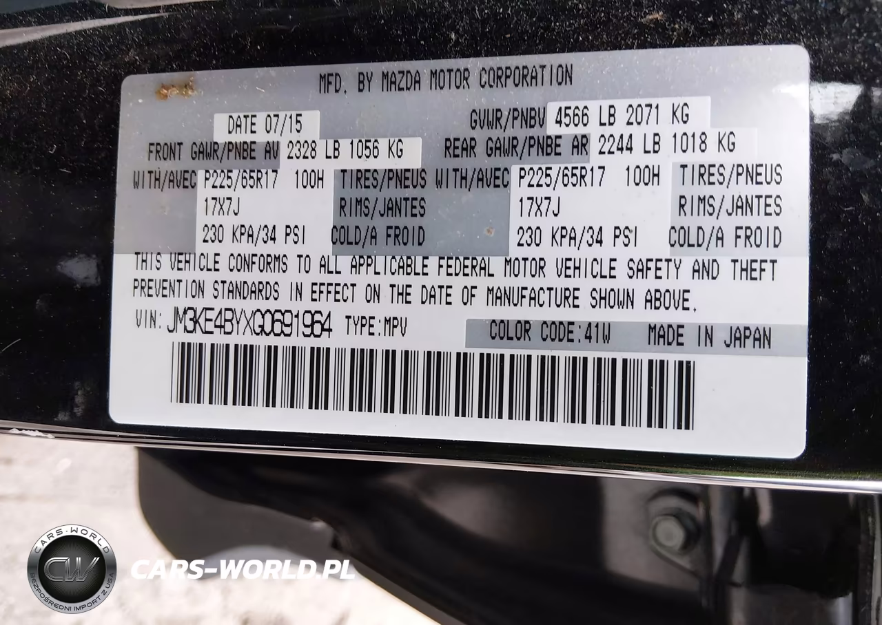 2016 Mazda Cx-5 Sport VIN:JM3KE4BYXG0691964 - 9