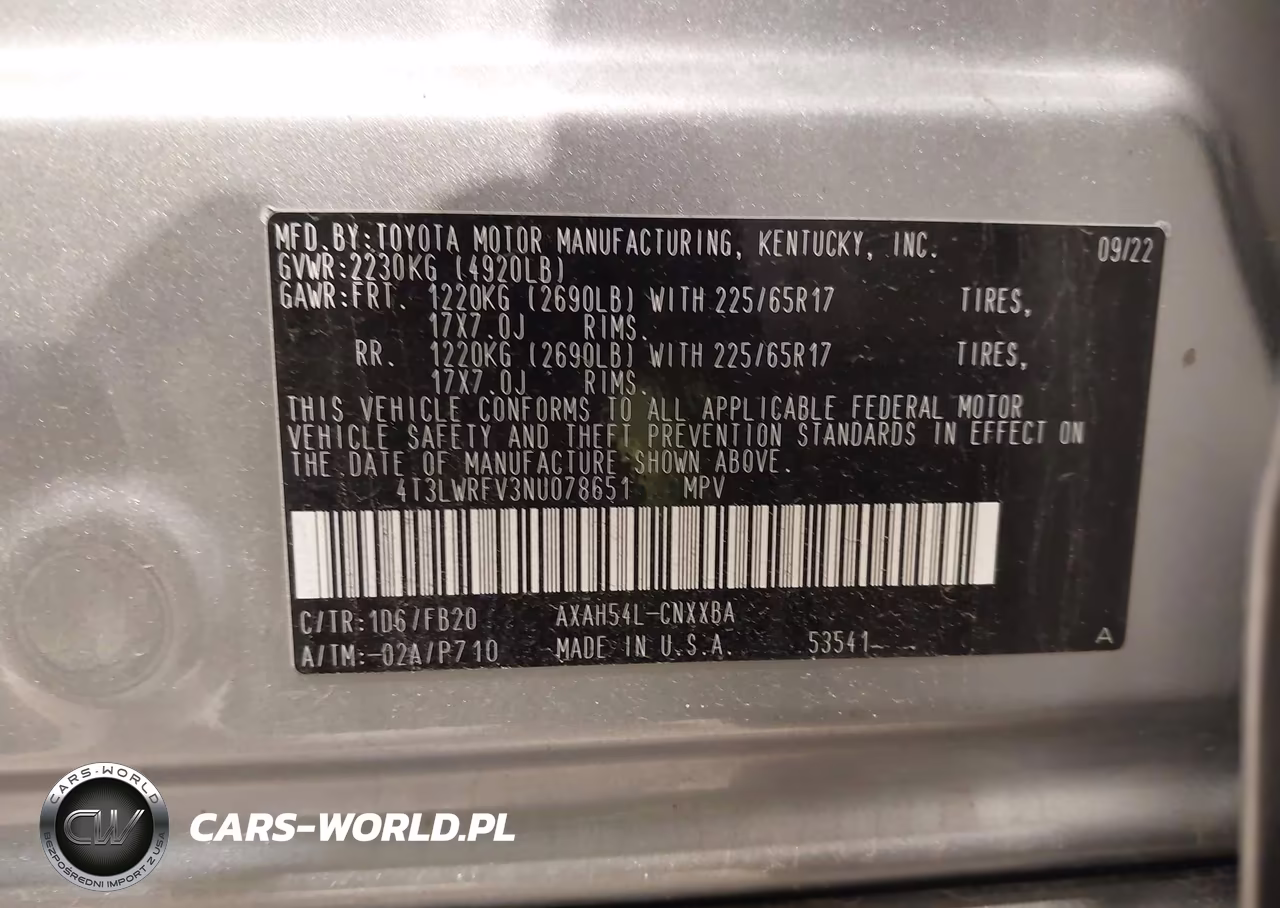 2022 Toyota Rav4 Hybrid Le VIN:4T3LWRFV3NU078651 - 9