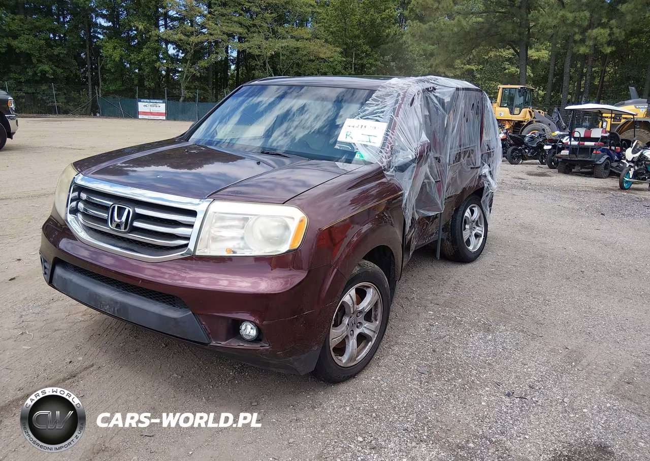 2012 Honda Pilot Ex-L VIN:5FNYF3H51CB007984 - 2
