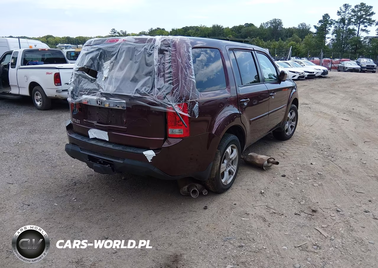 2012 Honda Pilot Ex-L VIN:5FNYF3H51CB007984 - 4