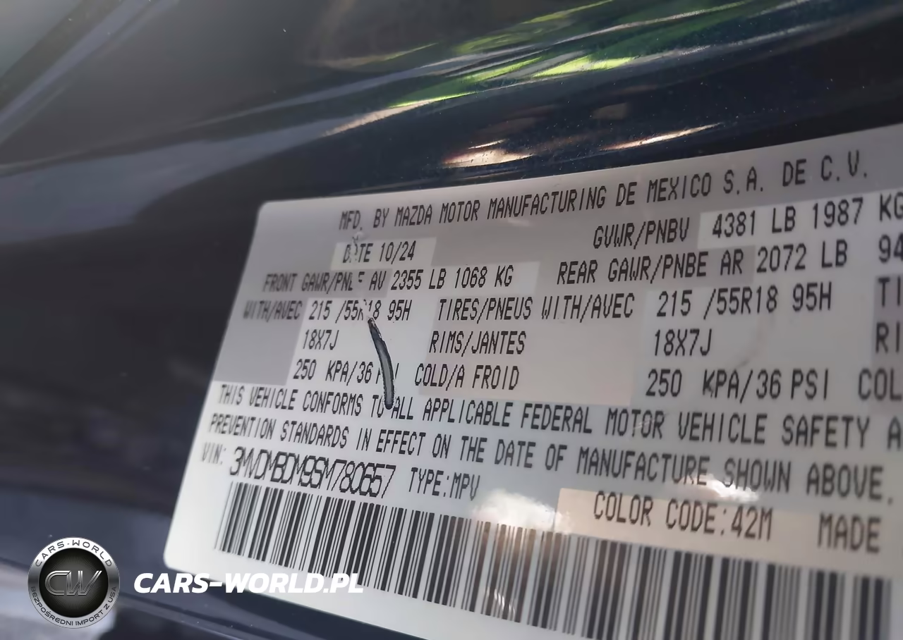 2025 Mazda Cx-30 2.5 S Premium Package VIN:3MVDMBDM9SM780657 - 9