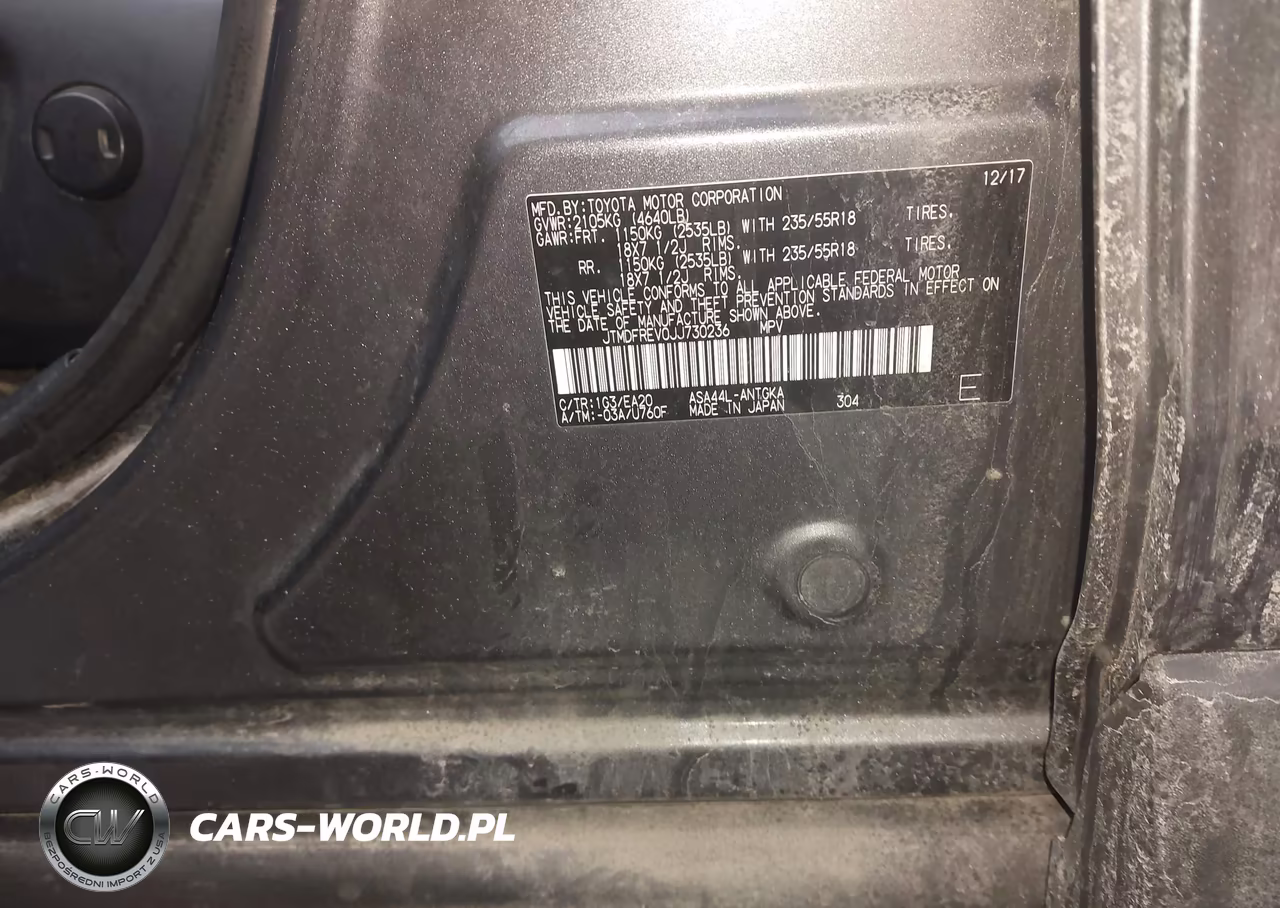 2018 Toyota Rav4 Limited VIN:JTMDFREV0JJ730236 - 9