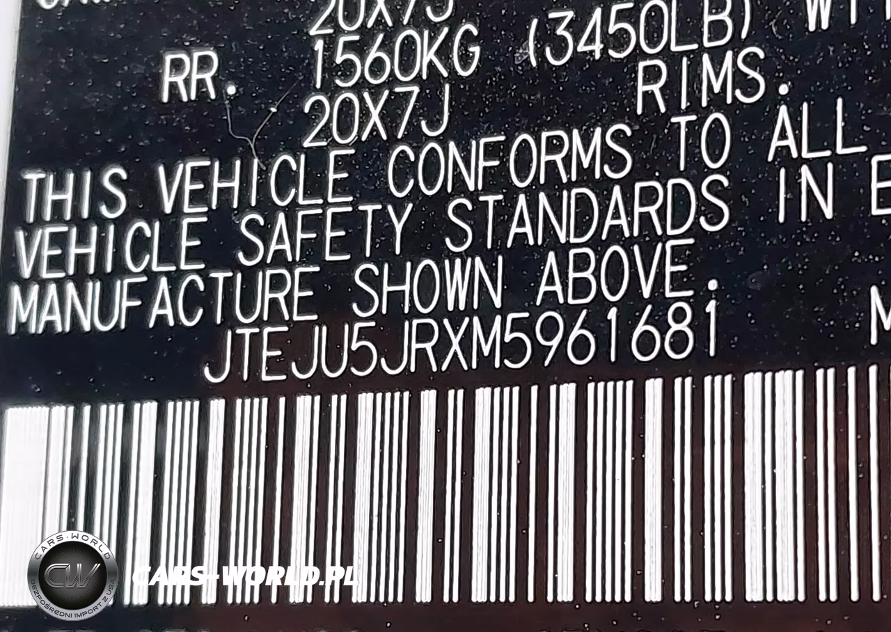 2021 Toyota 4Runner Nightshade Special Edition VIN:JTEJU5JRXM5961681 - 9