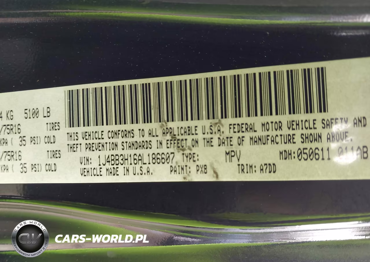 2010 Jeep Wrangler Unlimited Sport VIN:1J4BB3H16AL186607 - 9