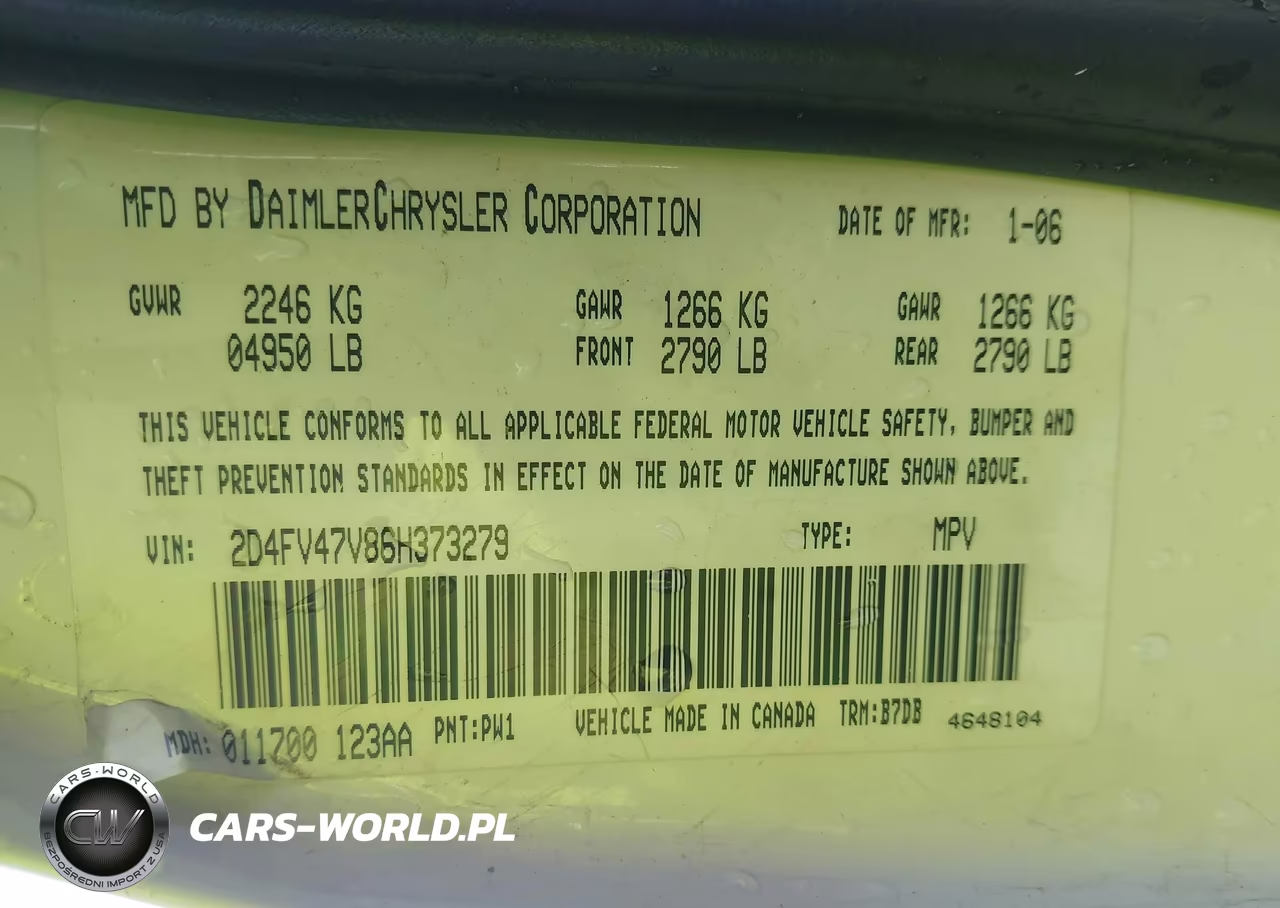 2006 Dodge Magnum VIN:2D4FV47V86H373279 - 9
