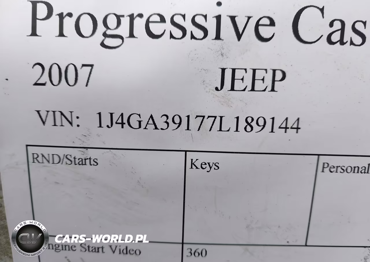 2007 Jeep Wrangler Unlimited X VIN:1J4GA39177L189144 - 9