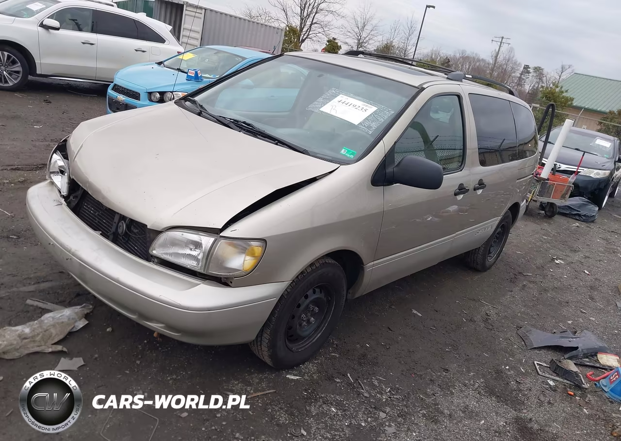 2000 Toyota Sienna Xle VIN:4T3ZF13C2YU266466 - 2