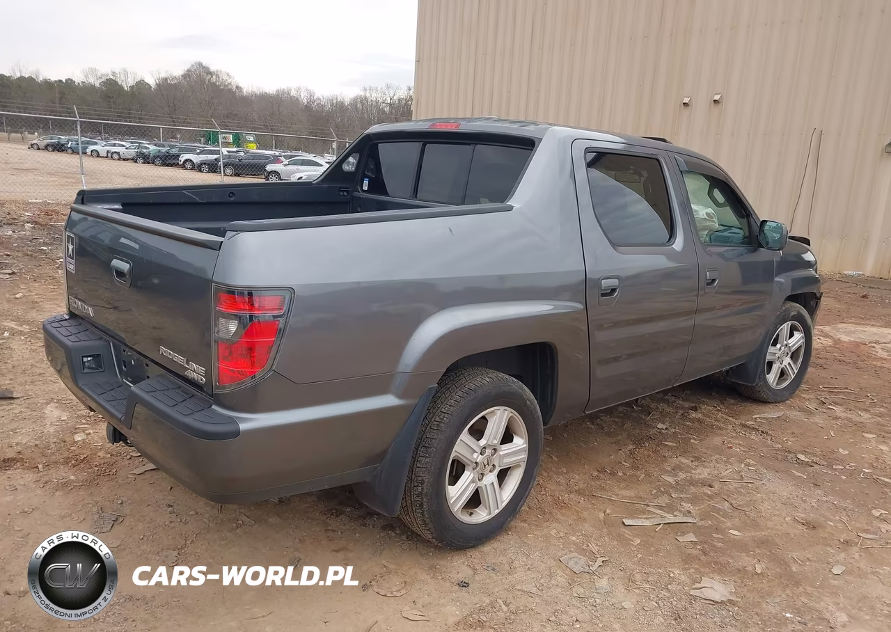 2012 Honda Ridgeline Rtl VIN:5FPYK1F53CB461082 - 4