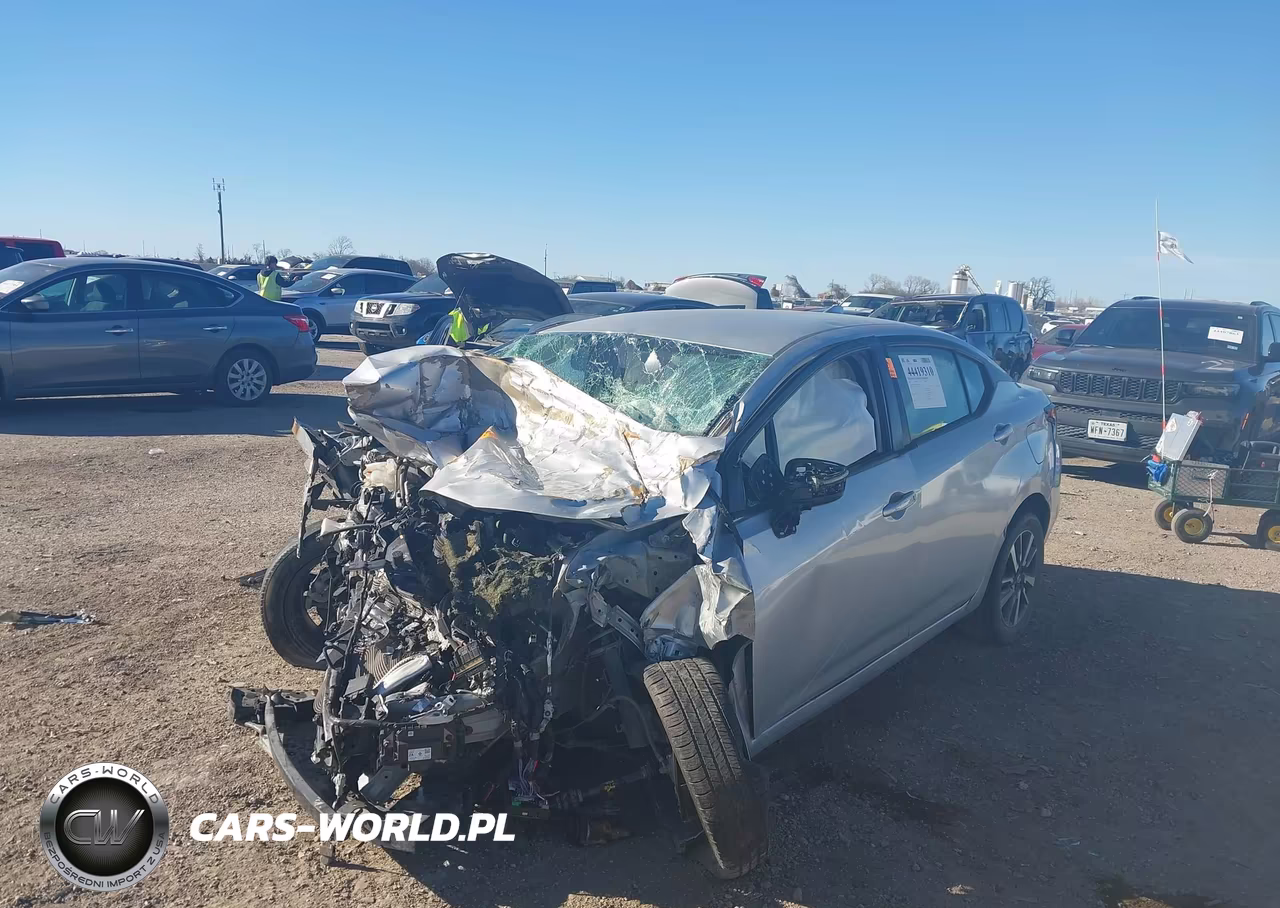 2021 Nissan Versa Sv Xtronic Cvt VIN:3N1CN8EV9ML841084 - 2