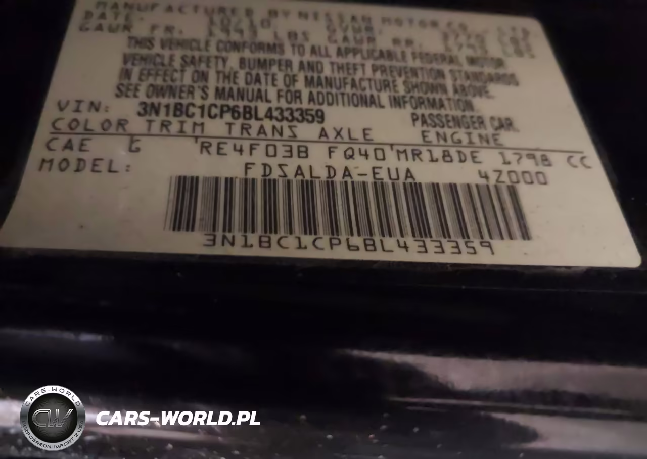 2011 Nissan Versa 1.8S VIN:3N1BC1CP6BL433359 - 9