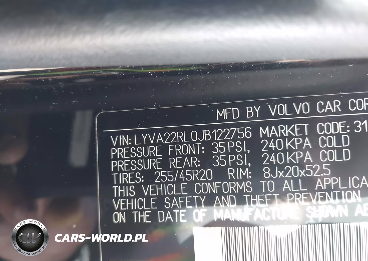 2018 Volvo Xc60 T6 Inscription VIN:LYVA22RL0JB122756 - 9