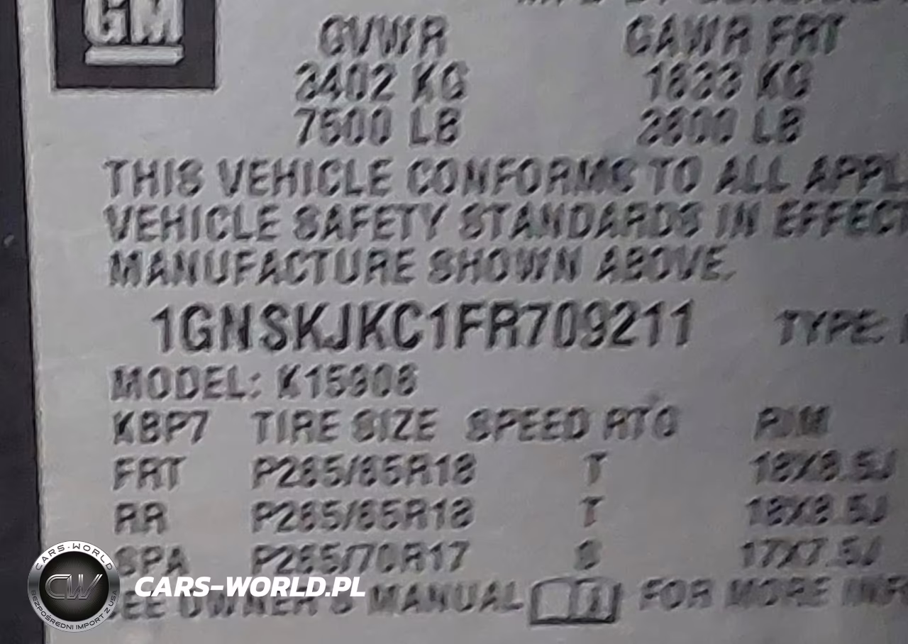 2015 Chevrolet Suburban 1500 Lt VIN:1GNSKJKC1FR709211 - 9