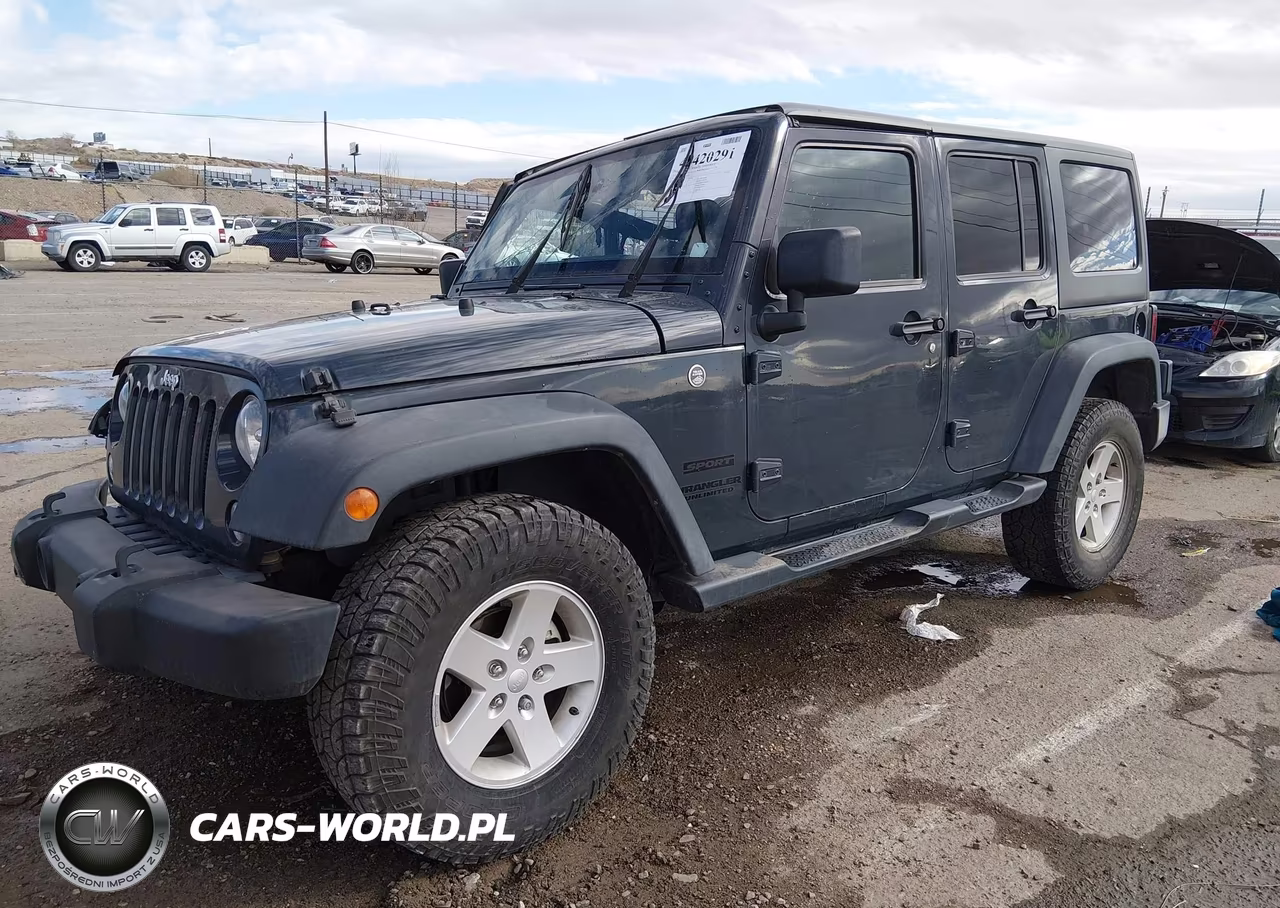 2016 Jeep Wrangler Unlimited Sport VIN:1C4BJWDG8GL341543 - 2