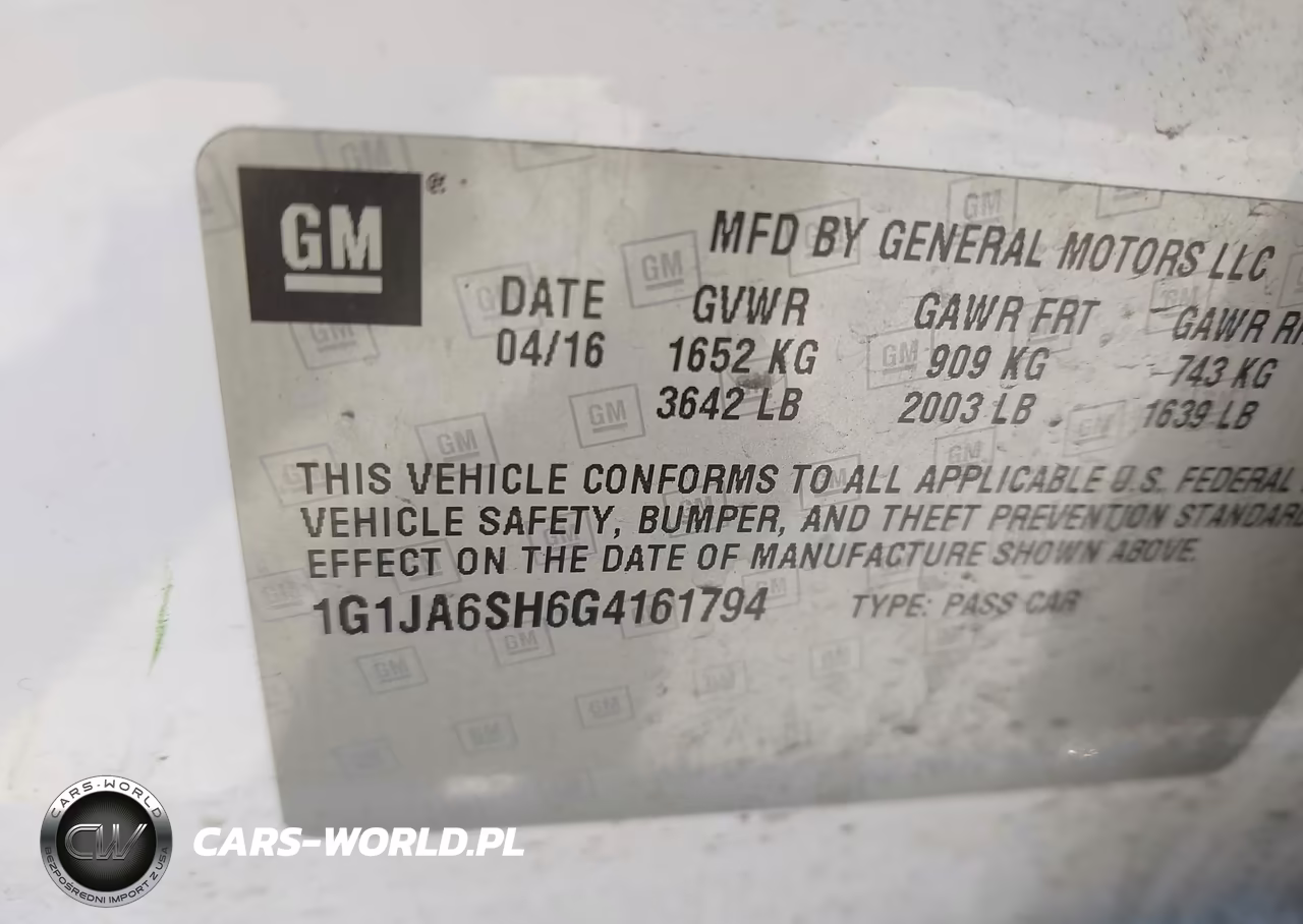 2016 Chevrolet Sonic Ls Auto VIN:1G1JA6SH6G4161794 - 9