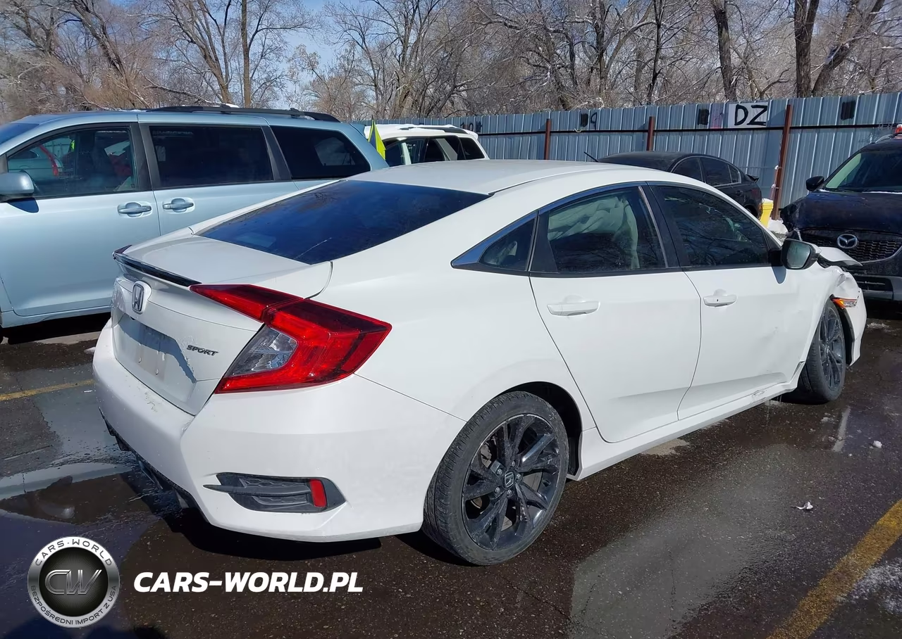 2020 Honda Civic Sport VIN:19XFC2F87LE018727 - 4