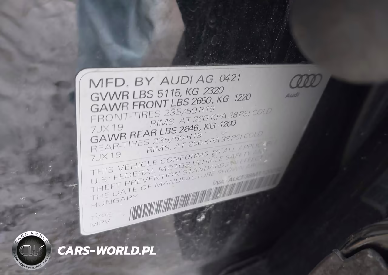 2021 Audi Q3 Premium 40 Tfsi Quattro Tiptronic VIN:WA1AUCF38M1120232 - 9