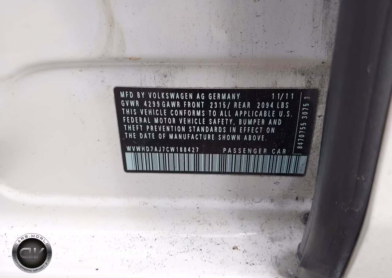 2012 Volkswagen Gti 4-Door VIN:WVWHD7AJ7CW188427 - 9