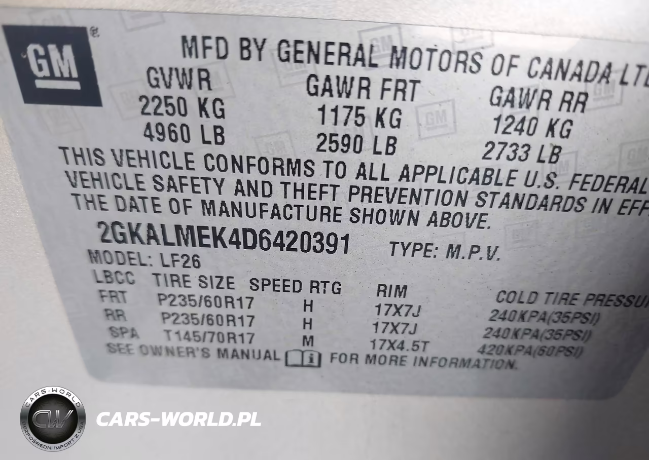2013 GMC Terrain Sle-1 VIN:2GKALMEK4D6420391 - 9