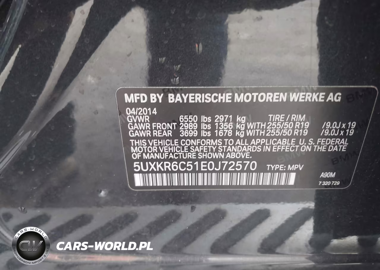 2014 BMW X5 xDrive50I VIN:5UXKR6C51E0J72570 - 9