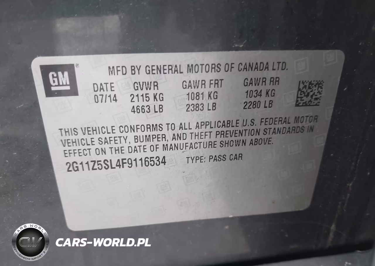 2015 Chevrolet Impala Ls VIN:2G11Z5SL4F9116534 - 9