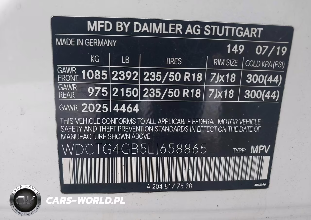 2020 Mercedes-Benz Gla 250 4Matic VIN:WDCTG4GB5LJ658865 - 9