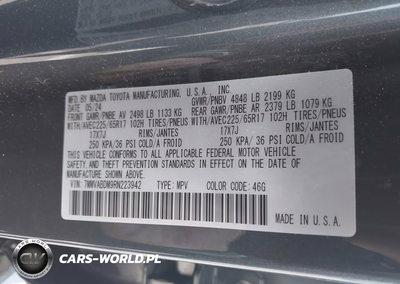 2024 Mazda Cx-50 2.5 S Premium VIN:7MMVABDM9RN223942 - 9
