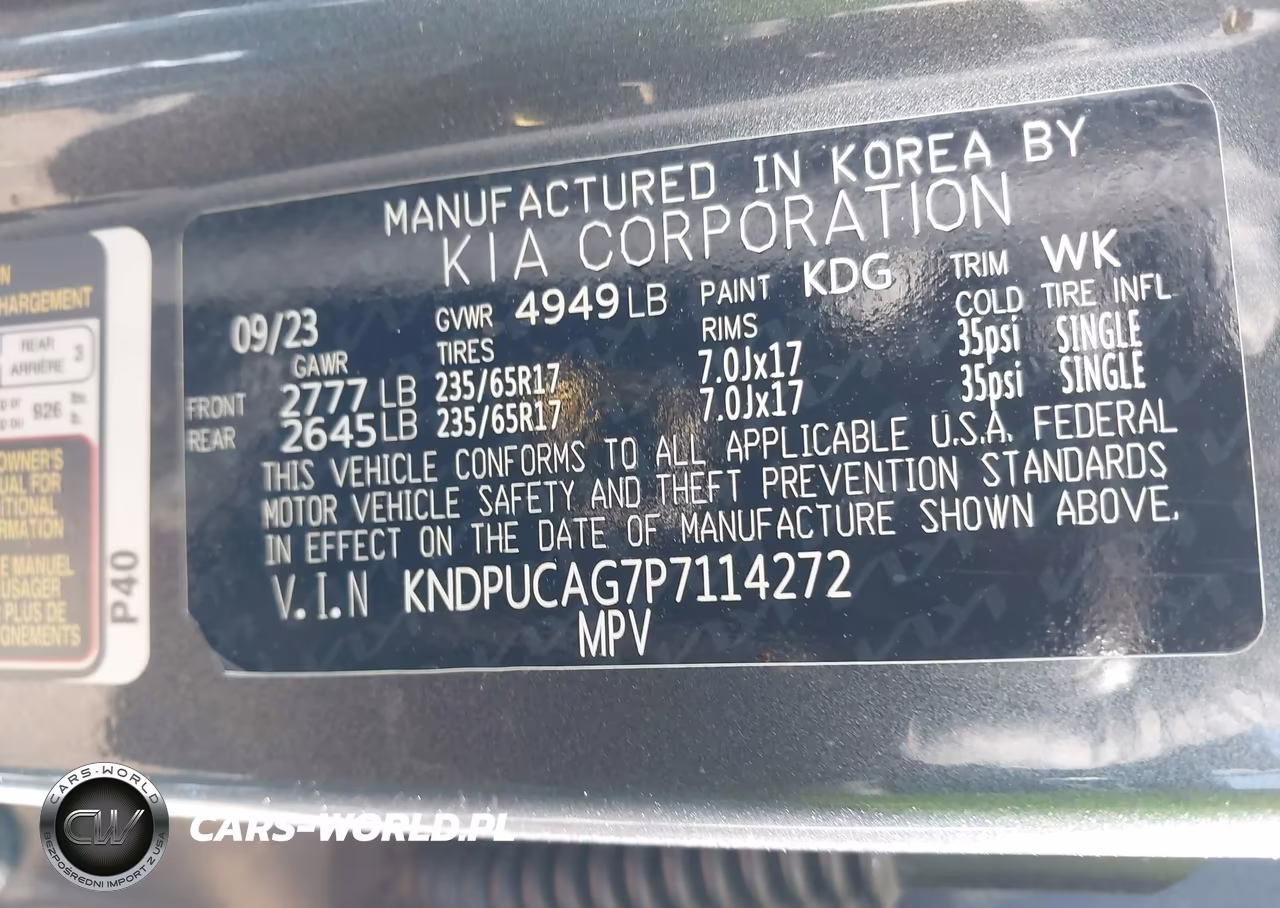 2023 Kia Sportage Hybrid Lx VIN:KNDPUCAG7P7114272 - 9