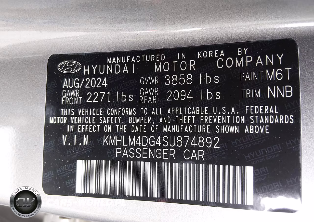 2025 Hyundai Elantra Sel Sport VIN:KMHLM4DG4SU874892 - 9