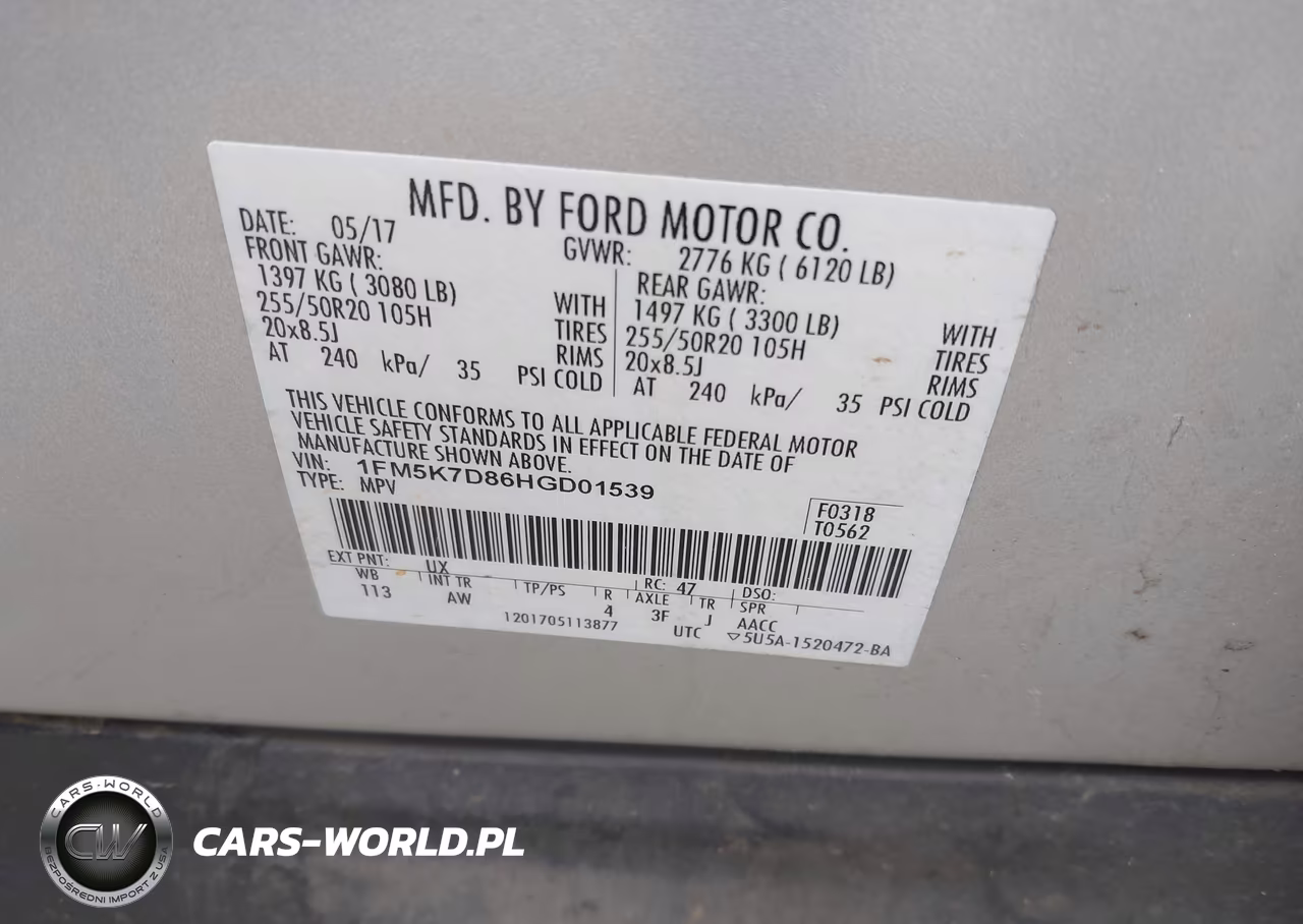 2017 Ford Explorer Xlt VIN:1FM5K7D86HGD01539 - 9