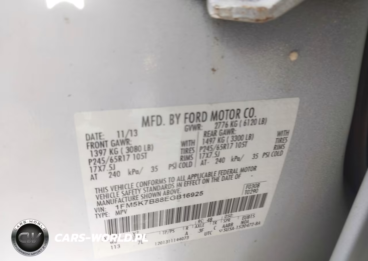 2014 Ford Explorer VIN:1FM5K7B88EGB16925 - 9