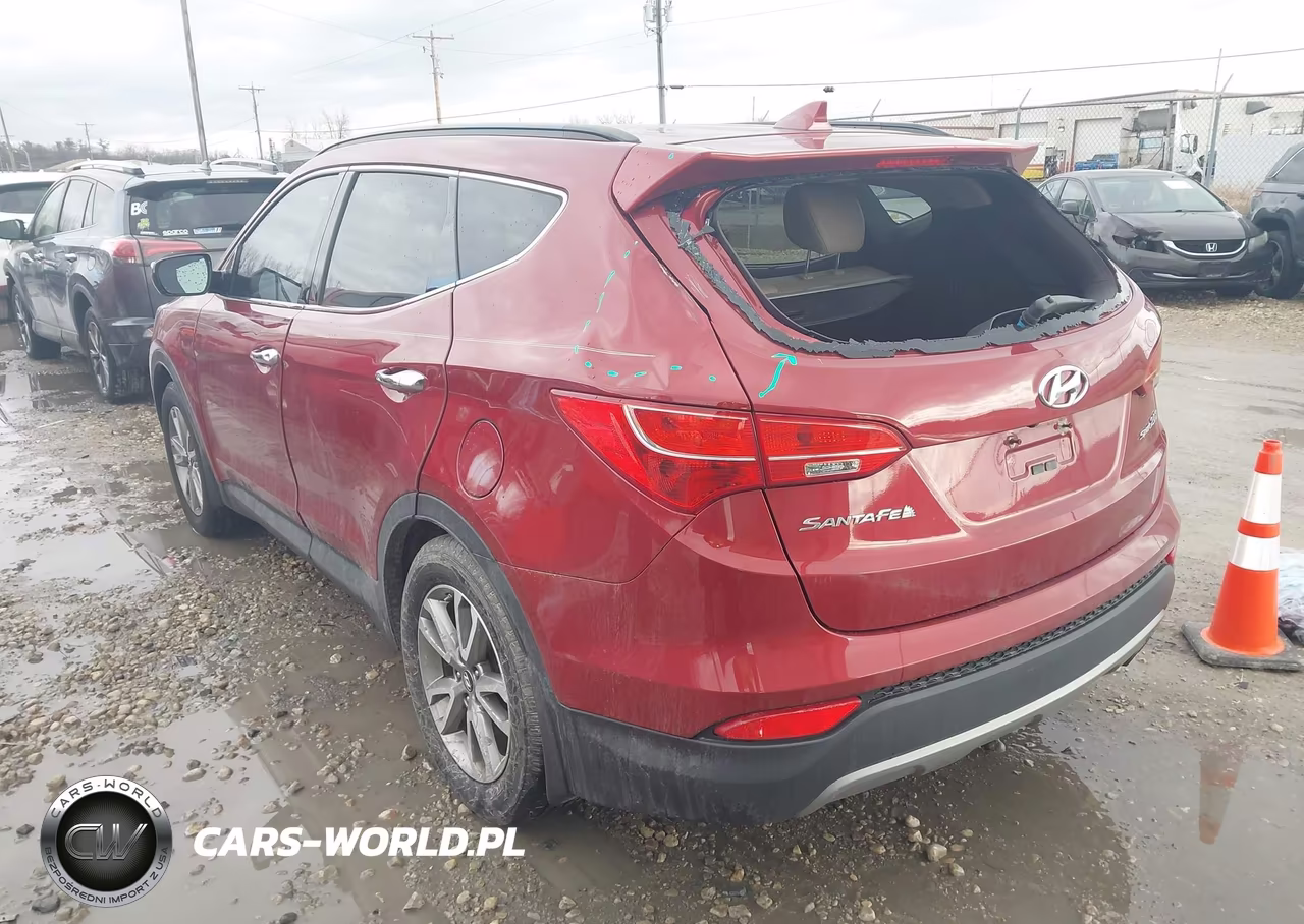 2014 Hyundai Santa Fe Sport 2.0L Turbo VIN:5XYZU3LA4EG179873 - 3