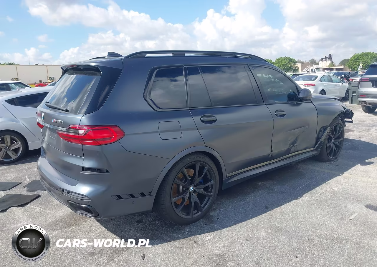 2021 BMW X7 M50I VIN:5UXCX6C04M9E90131 - 4