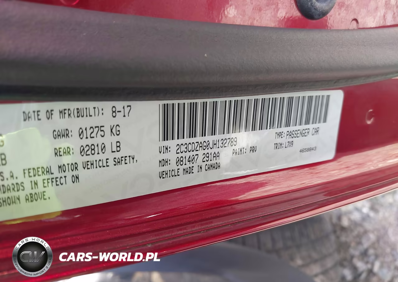 2018 Dodge Challenger Sxt VIN:2C3CDZAG0JH132789 - 9