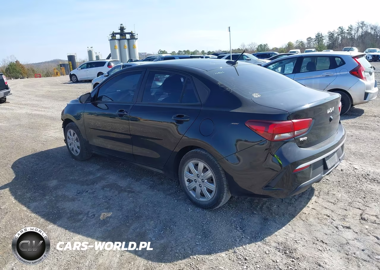 2022 Kia Rio S VIN:3KPA24AD9NE455242 - 3