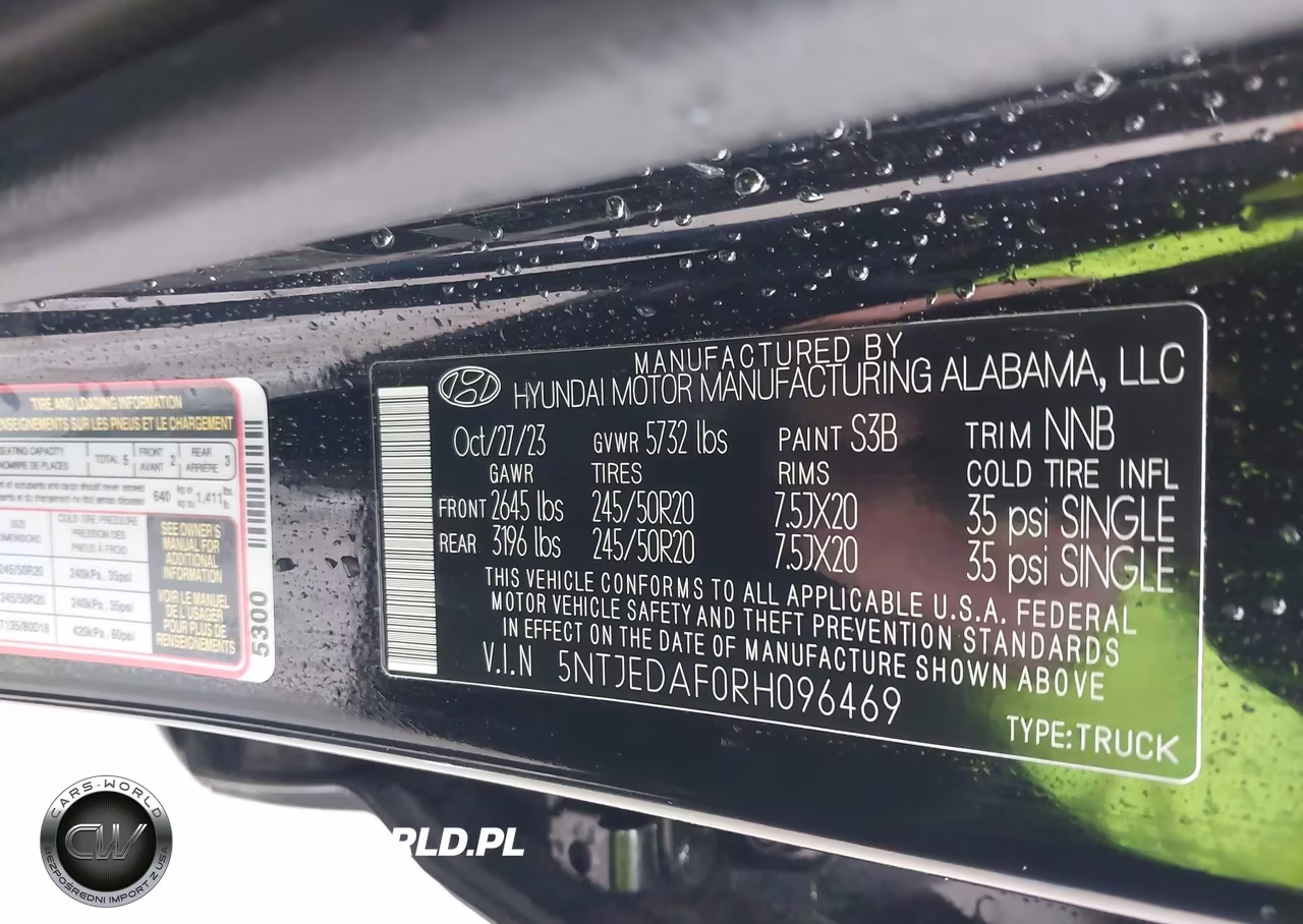 2024 Hyundai Santa Cruz Limited VIN:5NTJEDAF0RH096469 - 9