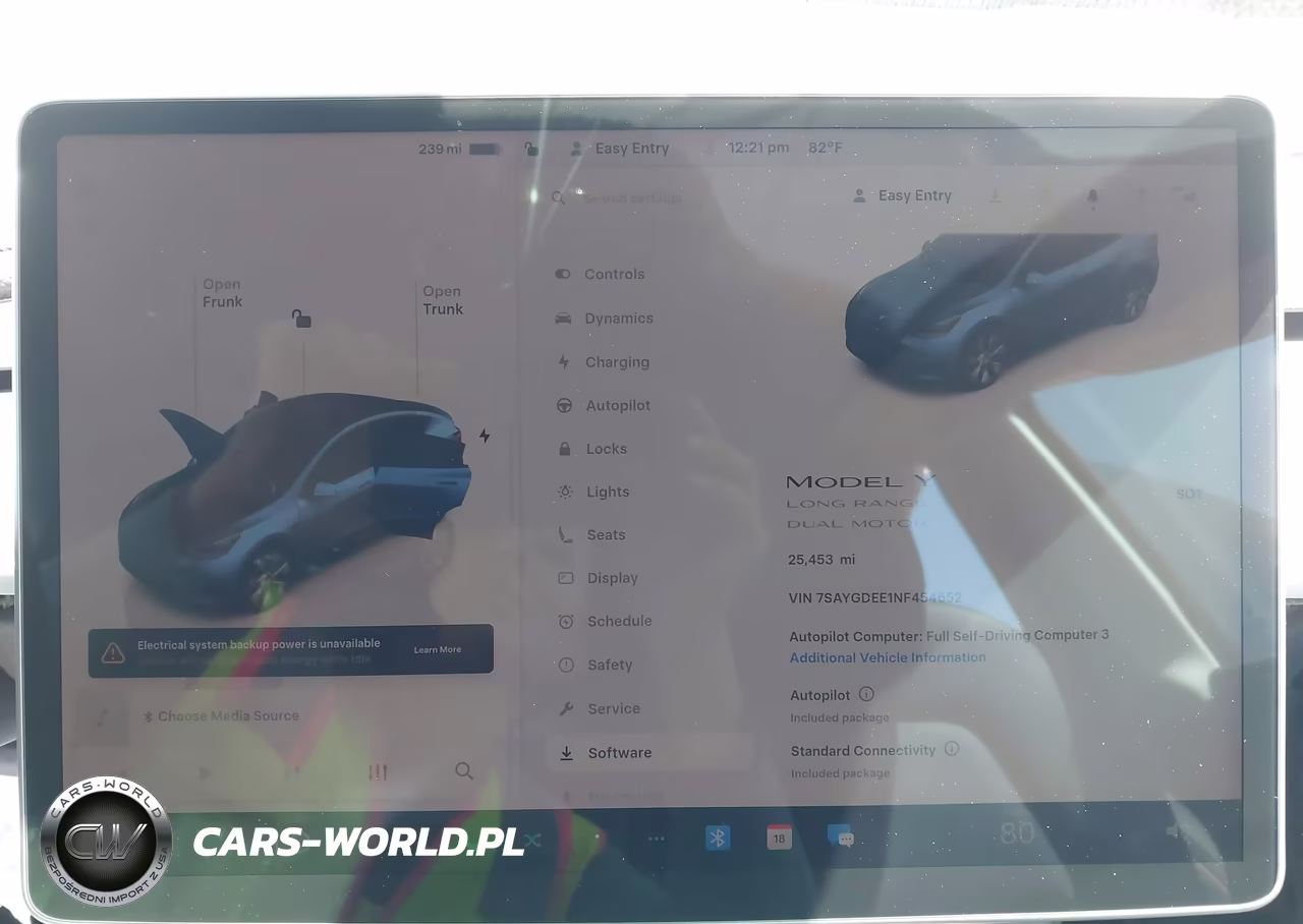 2022 Tesla Model Y Long Range Dual Motor All-Wheel Drive VIN:7SAYGDEE1NF454652 - 17