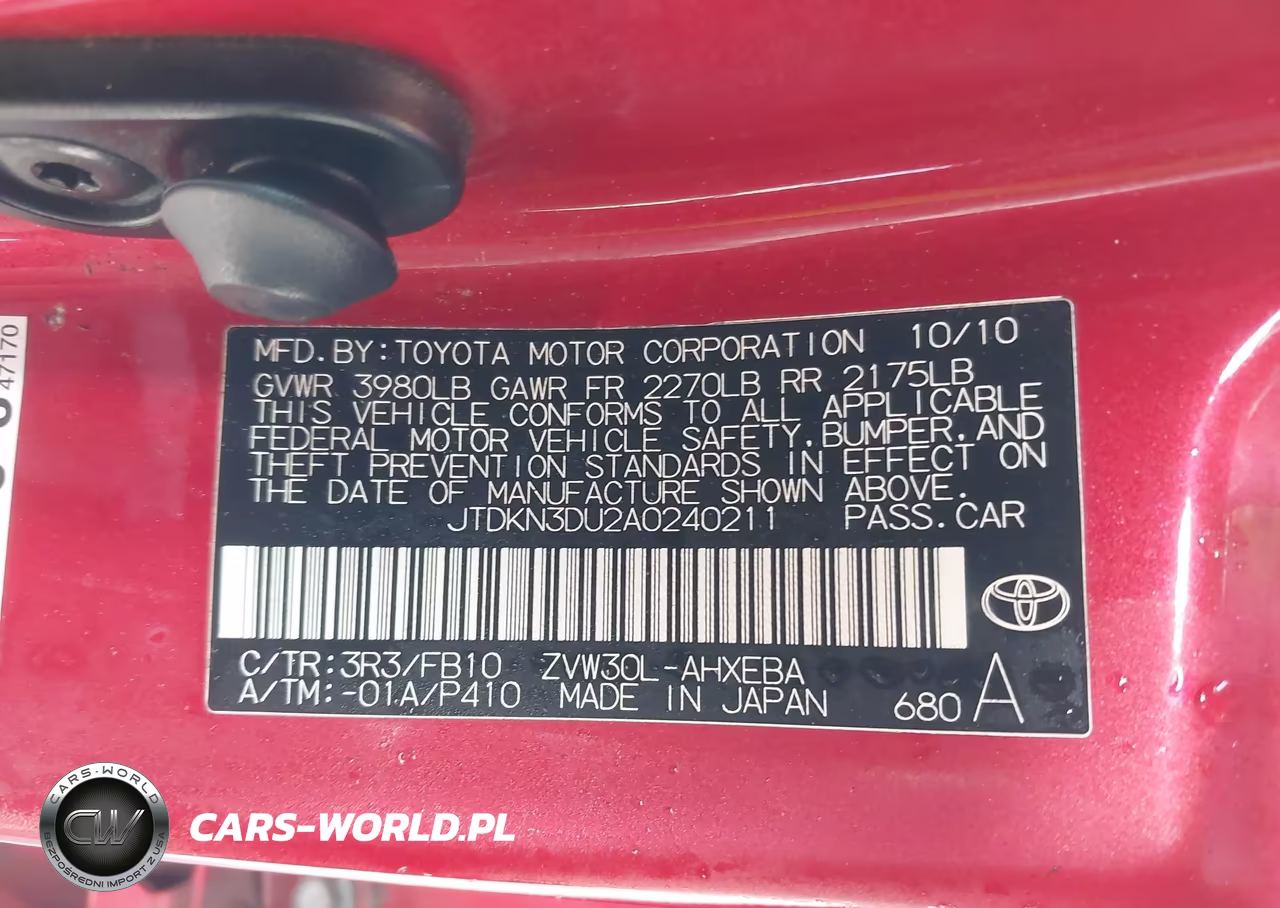 2010 Toyota Prius Iii VIN:JTDKN3DU2A0240211 - 9
