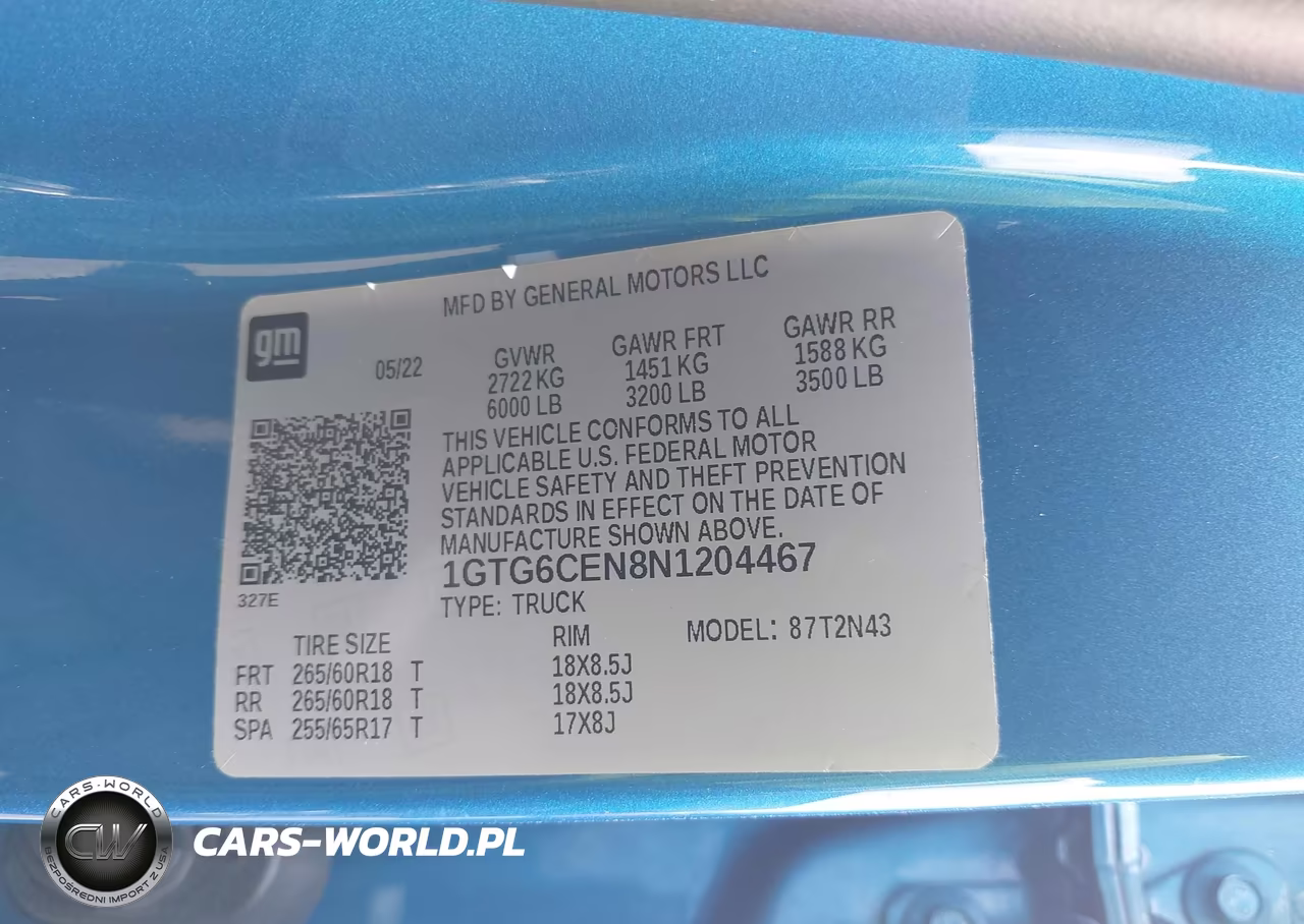 2022 GMC Canyon 4Wd Short Box Elevation VIN:1GTG6CEN8N1204467 - 9