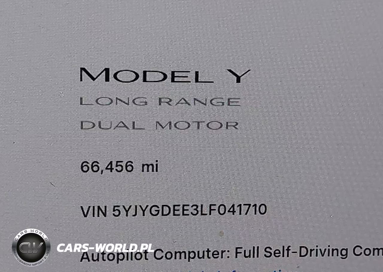 2020 Tesla Model Y Long Range Dual Motor All-Wheel Drive VIN:5YJYGDEE3LF041710 - 15
