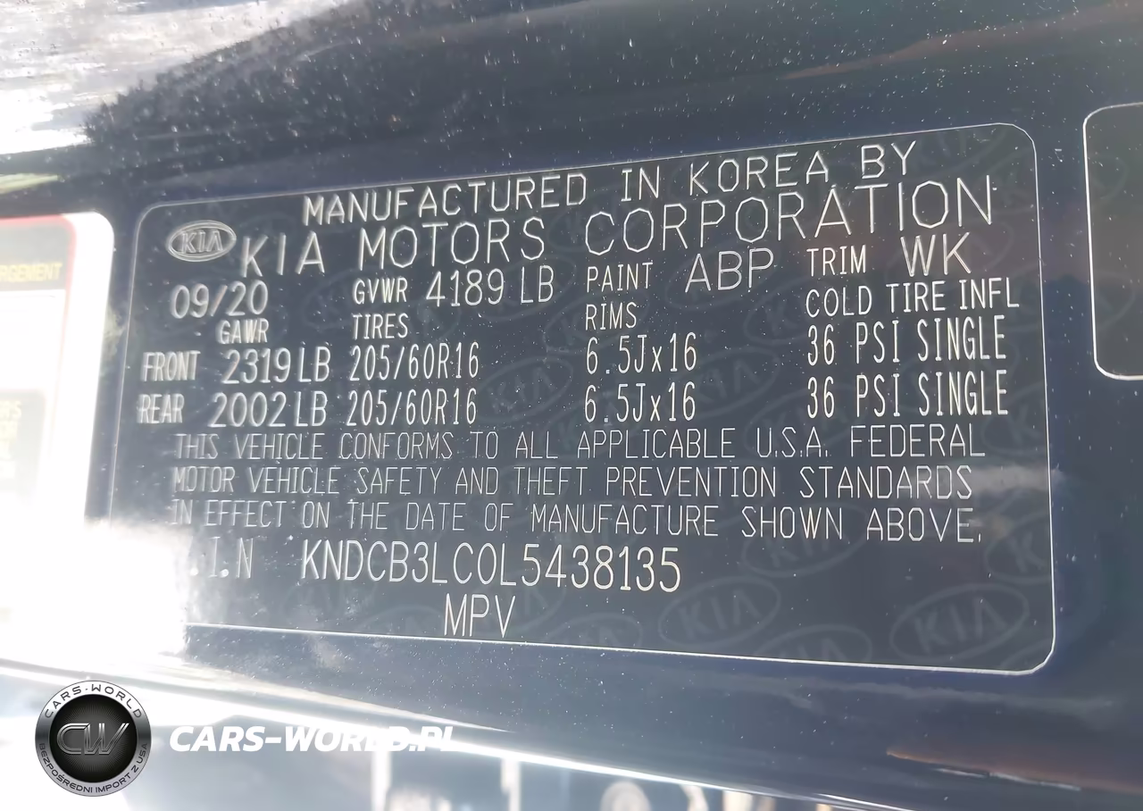 2020 Kia Niro Lxs VIN:KNDCB3LC0L5438135 - 9