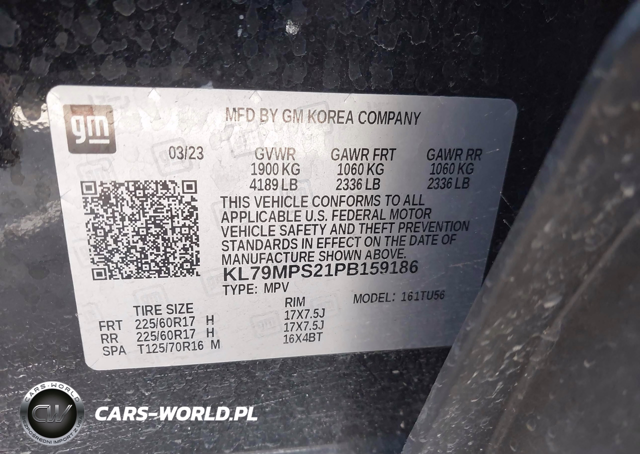 2023 Chevrolet Trailblazer Fwd Lt VIN:KL79MPS21PB159186 - 9